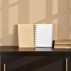 Cuaderno tropical A5 con páginas interiores engrosadas en blanco libro de mano minimalista Specification image